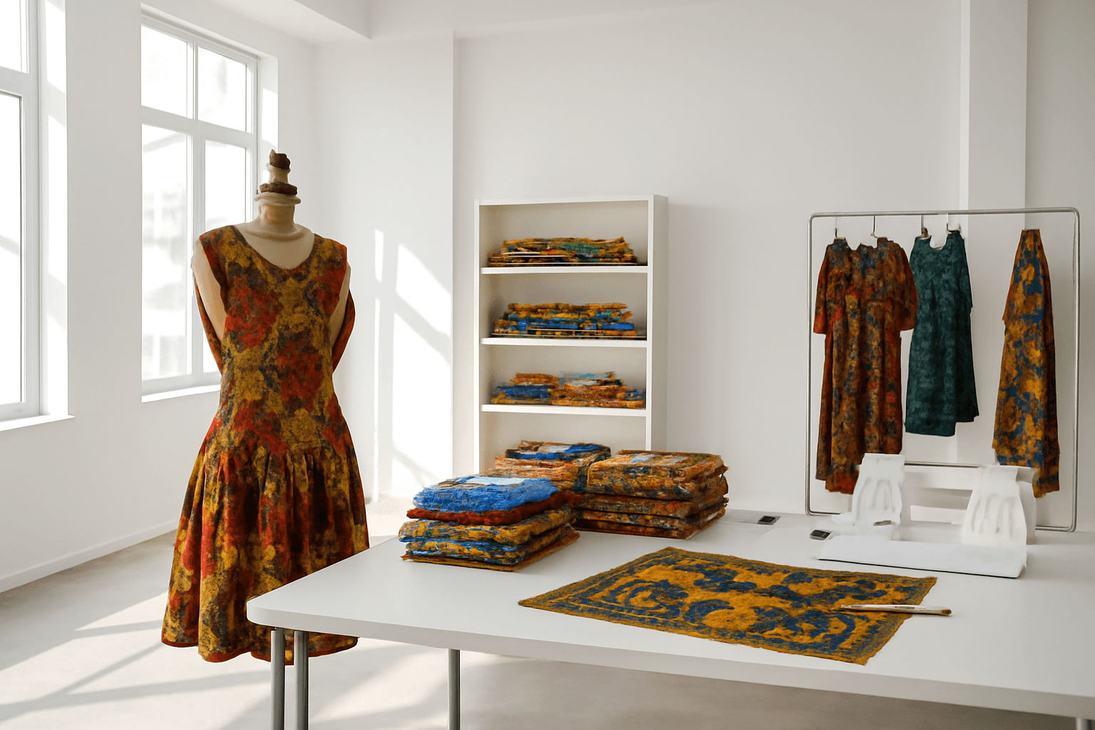 The cover of Kemi's Atelier, a bespoke tailoring shop on the Classic theme